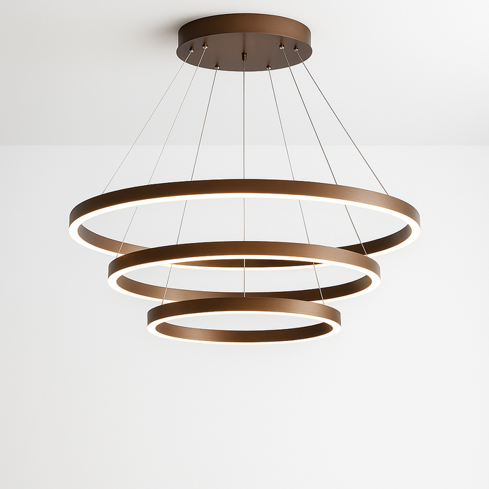 Orbita Nova Tri-Ring Pendant Light