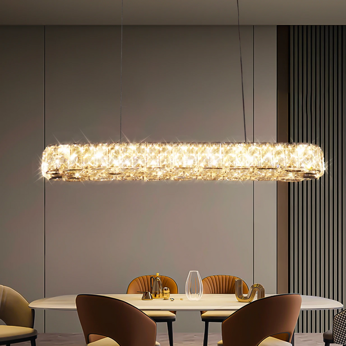 Lucenté Halo Linear Pendant Light